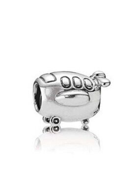 Silver Pandora Airplane Charm